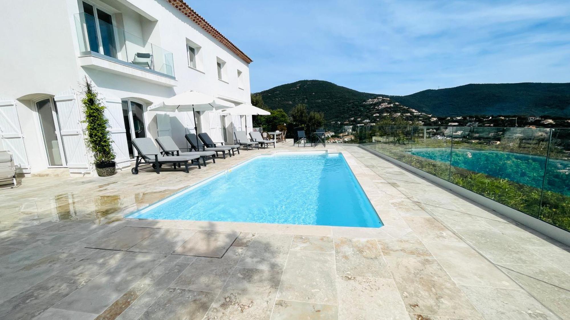 Villa Cacharelle Vue Mer Piscine กาวาแลร์-ซูร์-แมร์ ภายนอก รูปภาพ